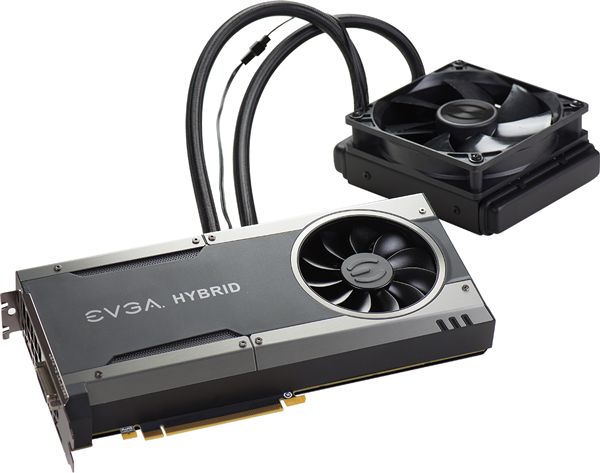 EVGA NVIDIA GeForce GTX 1080 8GB FTW HYBRID GAMING LN74897 - 08G