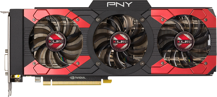 PNY NVIDIA GeForce GTX 1080 8GB XLR8 OC GAMING LN74435 ...