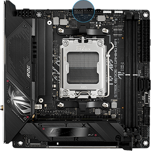 ASUS ROG Strix AMD B650E-I Gaming WiFi PCIe 5.0 DDR5 mini-ITX ...