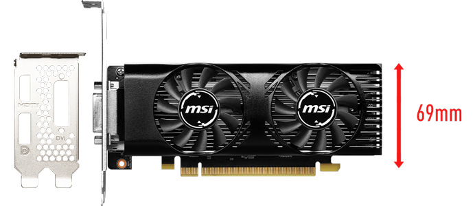 MSI NVIDIA GeForce GTX 1630 4GT LP OC 4GB Turing Graphics Card LN128562 |  SCAN UK