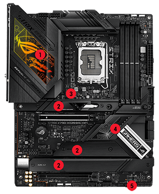 ASUS ROG STRIX Z790-H GAMING WIFI DDR5 PCIe 5.0 ATX