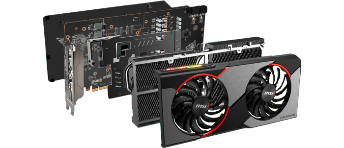 MSI AMD Radeon RX 5600 XT GAMING X 6GB GDDR6 RDNA PCIe 4.0 Graphics ...