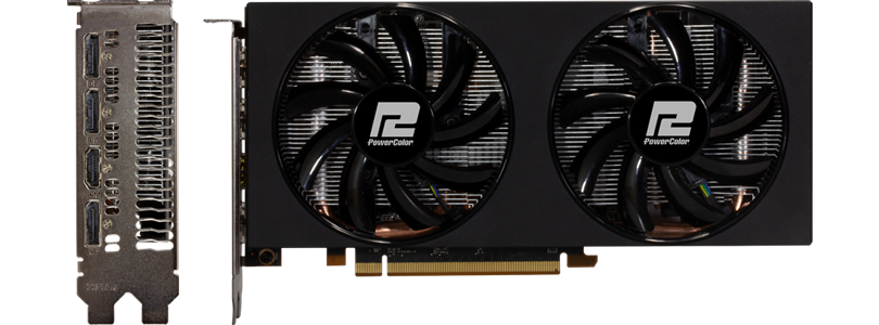 Powercolor Amd Radeon Rx 5600 Xt 6gb Oc Pcie 4 0 Graphics Card Ln Axrx 5600xt 6gbd6 3dhv2 Oc Scan Uk