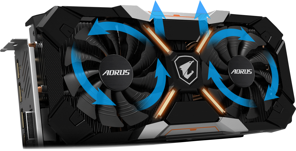 Gigabyte AORUS AMD Radeon RX 580 8GB XTR Graphics Card LN80141 - GV ...