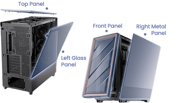 Pre-Installed Fans High-Performance PWM Fans