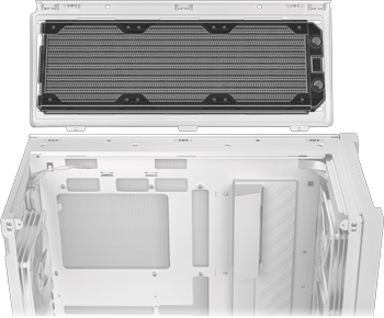 280mm radiator support