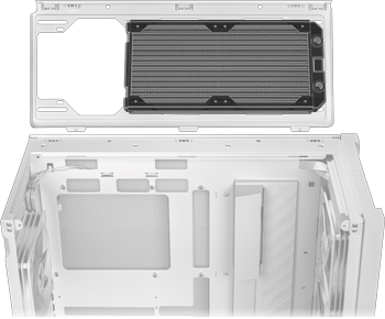 240mm radiator support