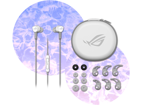 ASUS ROG Cetra II Core Moonlight White In-Ear Gaming Headphones ...