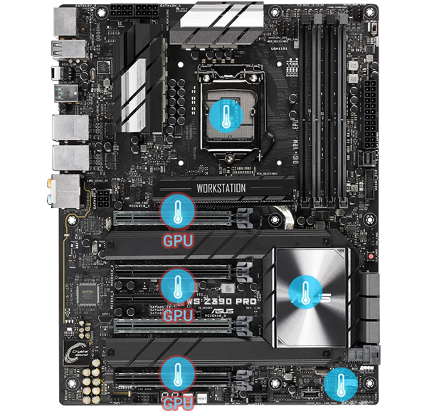 ASUS WS Intel Z390 PRO 9th Gen ATX Workstation Motherboard LN93358 -  90SW00L0-M0EAY0 | SCAN UK