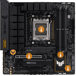 ASUS TUF GAMING B650M-PLUS DDR5 PCIe 4.0 MicroATX Motherboard LN129791 ...