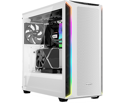 be quiet! Shadow Base 800 DX Tempered Glass White PC Gaming Case ...