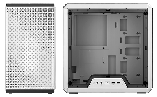 CoolerMaster MasterBox Q300L White Mini Tower Tempered Glass PC Gaming Case