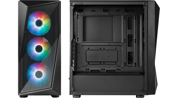 CoolerMaster CMP 520 Mid Tower TG PC Case - Black LN128330 - CP520-KGNN ...