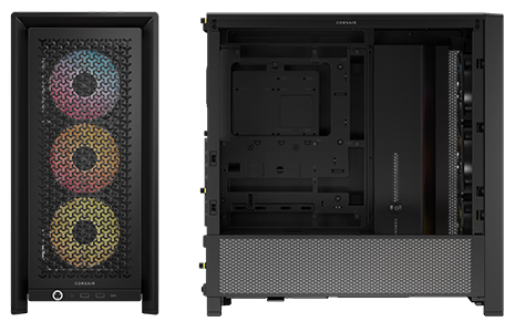 Corsair 4000X Airflow, Black Mid Tower Chassis