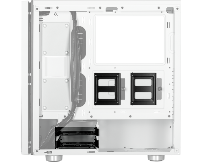 Corsair Carbide Series SPEC-06 Glass White LED Midi PC Gaming Case ...