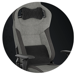 SILLA CORSAIR T3 RUSH GAMING GRAY/CHARCOAL CF-9010056-WW NEW