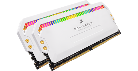 Corsair DOMINATOR Platinum RGB White 32GB 3200MHz DDR4 Memory Kit