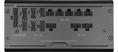 RM Series™ RM1000 — 1000 Watt 80 PLUS® Gold Certified Fully Modular PSU