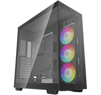 DeepCool CH780 Tempered Glass Black Panoramic Gaming Case LN141694 - R ...