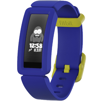 Fitbit Ace 2 Blue/Yellow Fitness Band for Kids LN96897 - FB414BKBU ...
