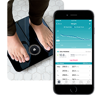 Fitbit Aria 2 Wi-Fi Smart Scale (Black) FB202BK B&H Photo Video