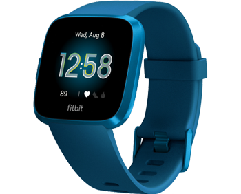 Fitbit Versa Lite Blue Fitness Band Activity Tracker LN96890 ...