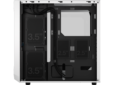 Fractal Design Focus 2 RGB White Mid Tower Tempered Glass PC Case