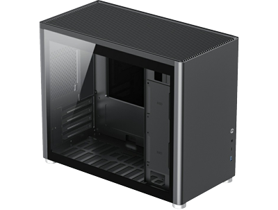 GameMax Spark Black Gaming Cube mATX PC Case LN127876 - GMX-SPARKBLK ...