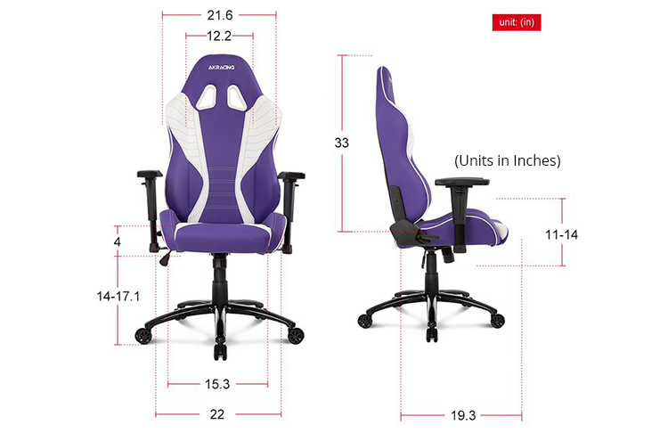 AKRacing Core Series SX LAVENDER Gaming Chair LN92350 AK SX