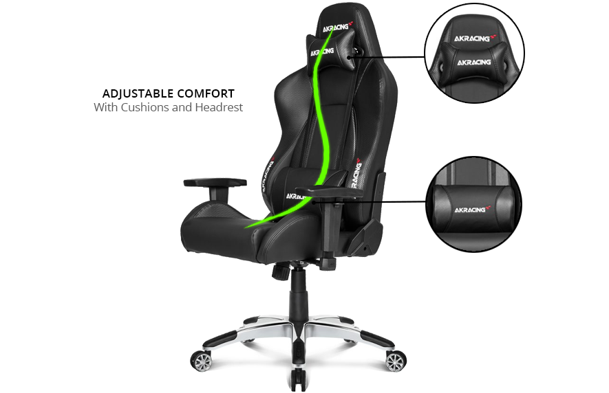 AKRacing Masters Series CARBON BLACK Premium Gaming Chair LN92363