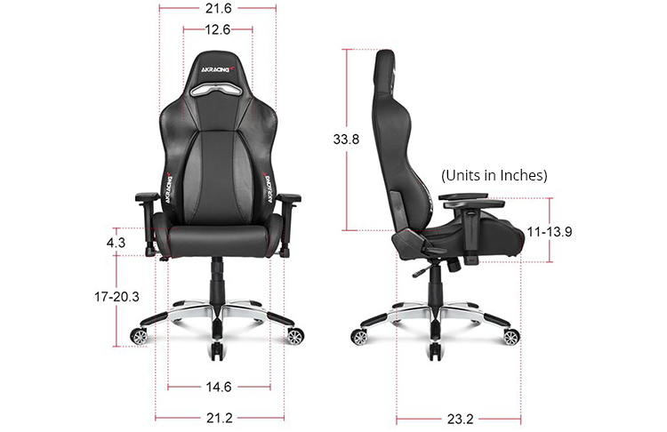 AKRacing Masters Series CARBON BLACK Premium Gaming Chair LN92363