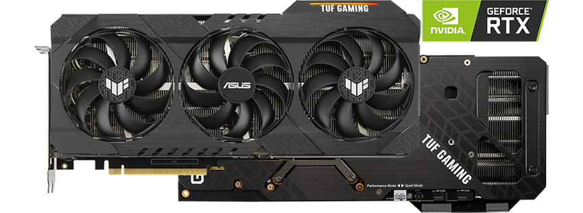 ASUS NVIDIA GeForce RTX 3070 Ti 8GB TUF GAMING OC Ampere Graphics