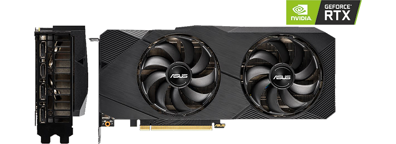ASUS NVIDIA GeForce 2070 SUPER DUAL EVO OC Turing Graphics Card LN100023 - DUAL-RTX2070S-O8G-EVO | SCAN UK