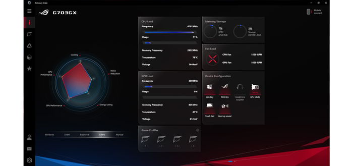 asus armoury crate keeps changing settings