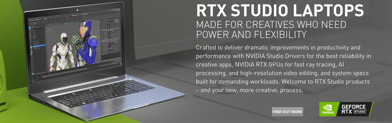 Nvidia on sale studio laptop