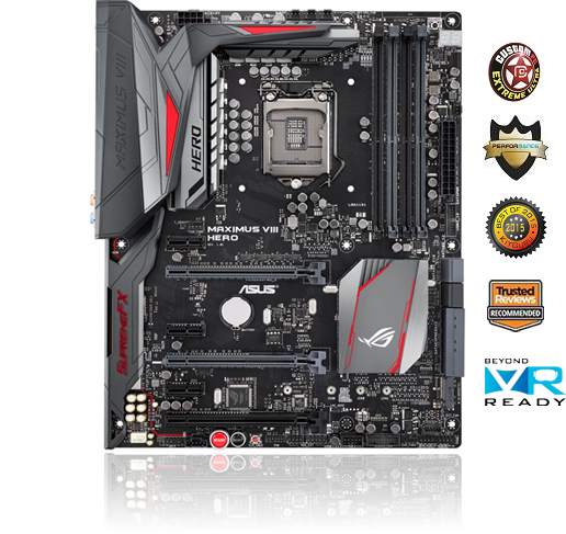 ASUS ROG Z170 Maximus VIII Hero ATX Motherboard LN66322 - 90MB0M90 ...