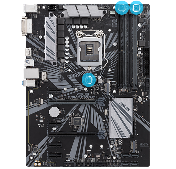 ASUS PRIME Intel Z370-P II Coffee Lake ATX Motherboard