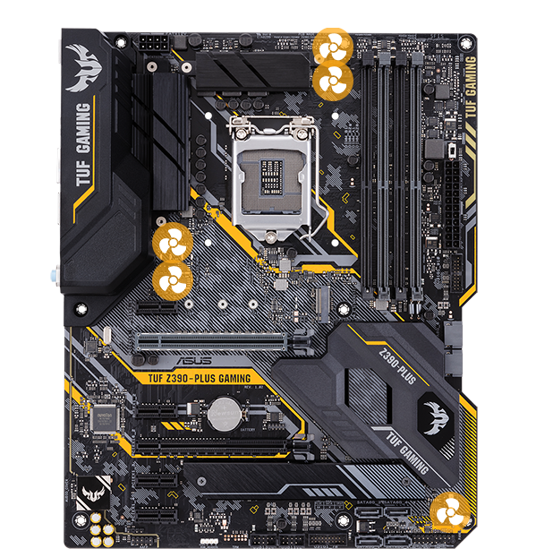  ASUS TUF Intel Z390-PLUS GAMING 9th Gen ATX Motherboard 