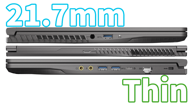 MSI Thin 15 Thickness