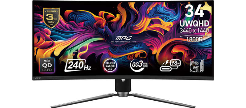 MSI MPG 341CQPX QD-OLED 34