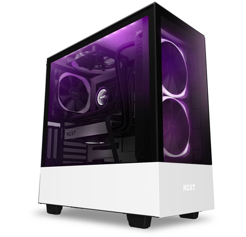 NZXT White H510 Elite Mid Tower Windowed PC Gaming Case LN98808 - CA ...