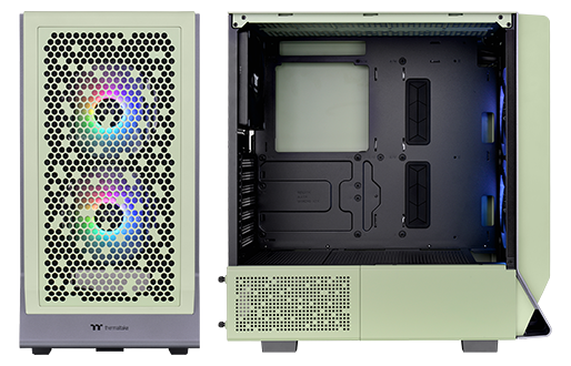 ThermalTake Ceres 300 TG ARGB Matcha Green Mid Tower PC Case