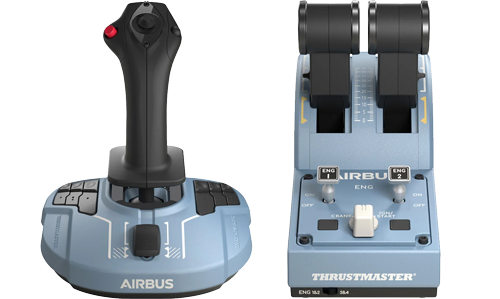Thrustmaster TCA Officer Pack Airbus Edition Joystick and Throttle (2022)