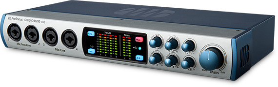 PreSonus Studio 18/10 USB Audio Interface LN87236 - STUDIO1810 | SCAN UK