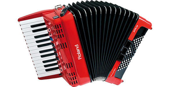 B Stock Roland Fr X Piano Type V Accordion Red Ln Fr