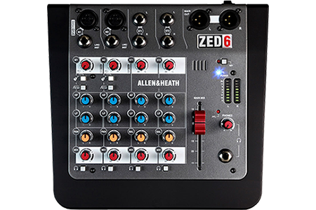 Allen & Heath ZED-6 4-channel Compact Mixer