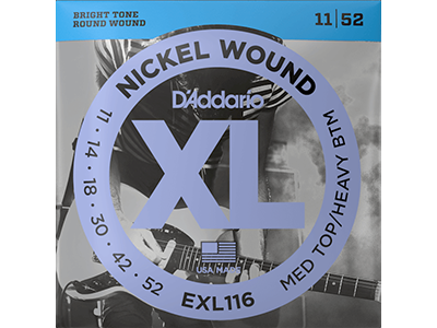 D Addario EXL116 Nickel Wound Electric Guitar Strings Medium Top