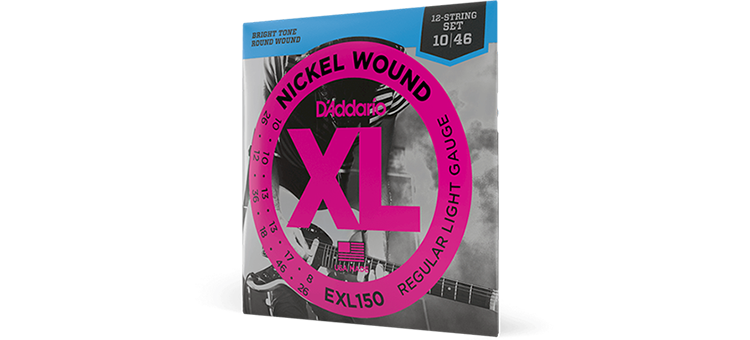 D Addario EXL150 Nickel Wound Electric Guitar Strings 12 String