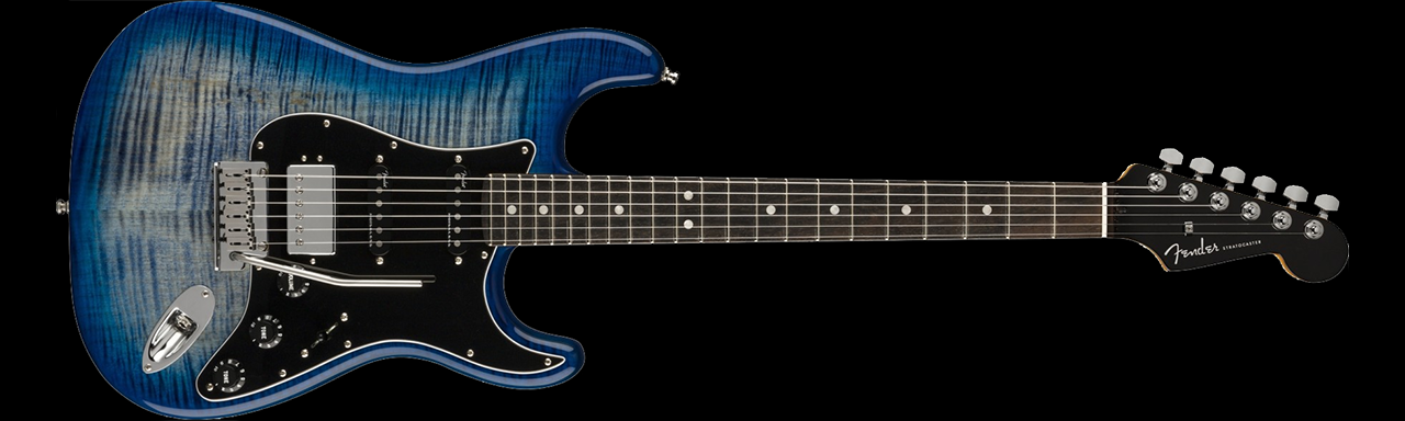 Fender - American Ultra Stratocaster HSS - Denim Burst LN122397 ...