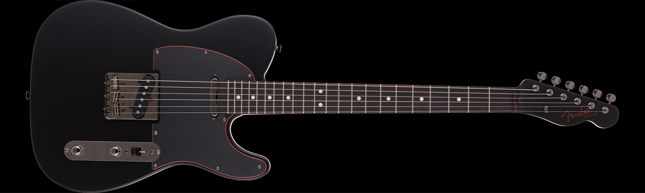 Fender Made In Japan Limited Hybrid II Telecaster, Noir, Rosewood 